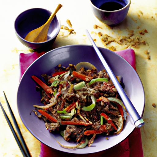 Cumin and Ginger Beef Stir Fry