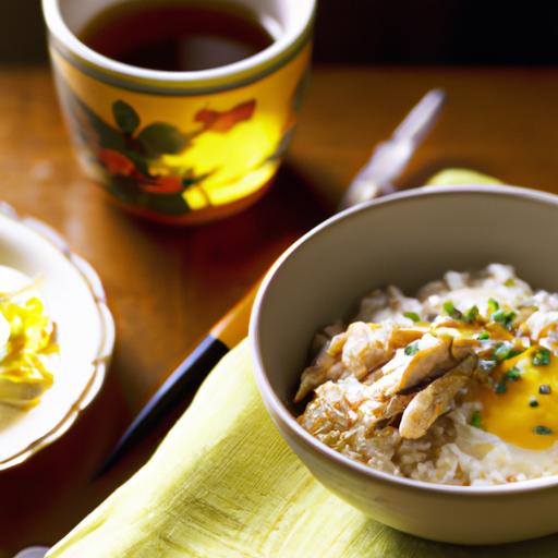 Rice and Chicken Bowl with Fried Egg