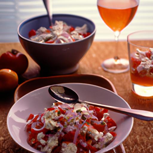Cottage Cheese and Tomato Salad
