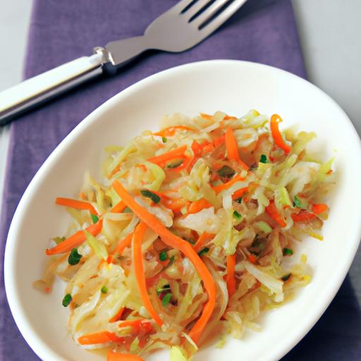 Stir-Fried Cabbage and Carrots