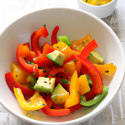 Sweet Pepper and Avocado Salad