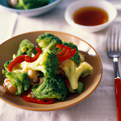 Broccoli and Red Pepper Stir Fry