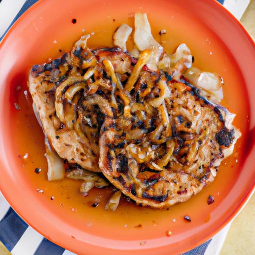 Pan-Seared Pork Chops with Caramelized Onions