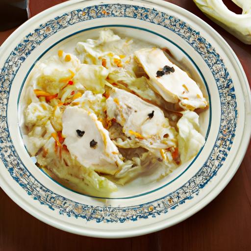 Pan-Seared Chicken with Braised Cabbage