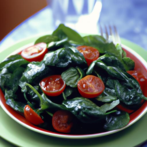 Tomato Spinach Salad