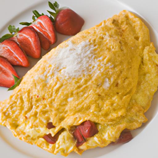 Strawberry Cowboy Omelette