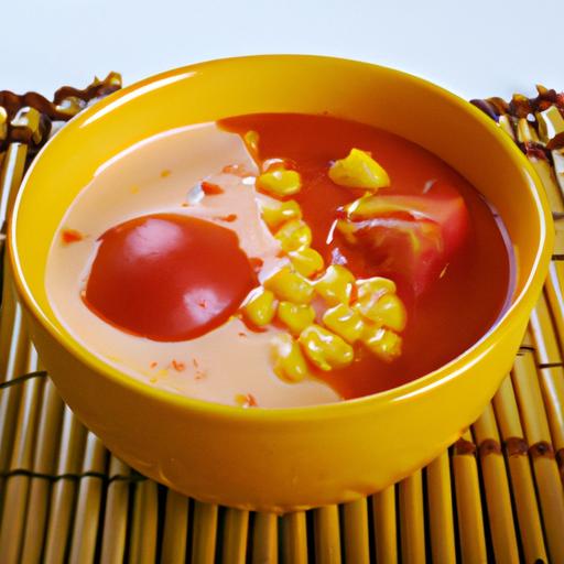 Coconut Tomato Corn Soup