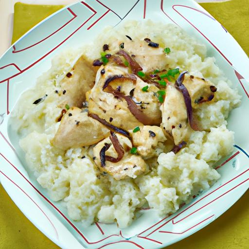 Garlic Chicken with Cauliflower Rice