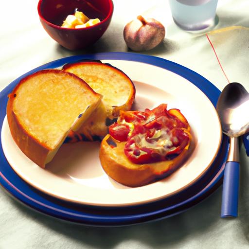 Garlic Tomato Grilled Cheese