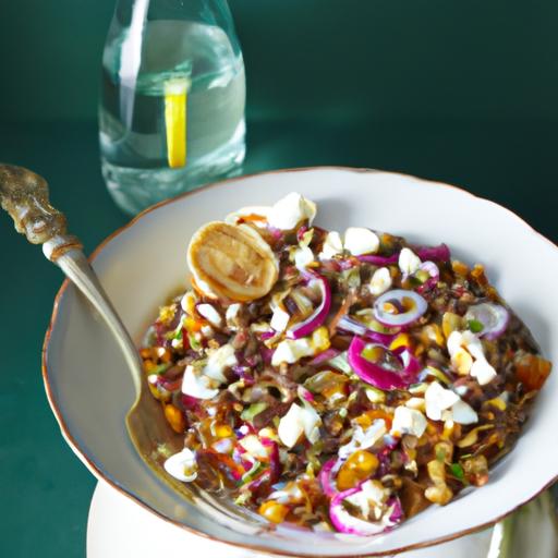 Lentils Chèvre Kumera Salad