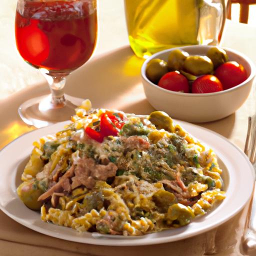 Pasta With Tuna and Pesto Sauce