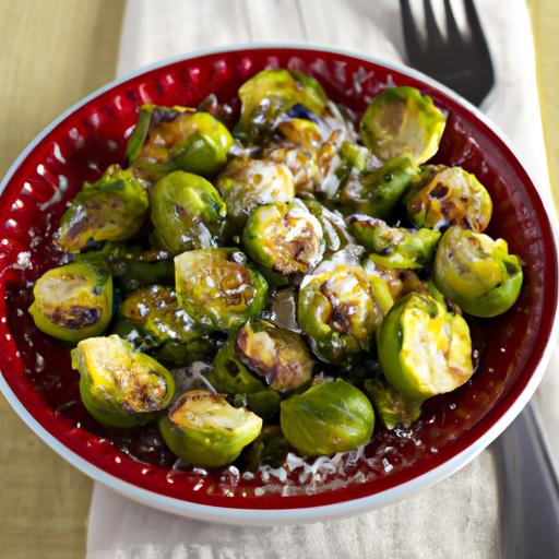 Roasted Brussels Sprouts with Parmesan Cheese