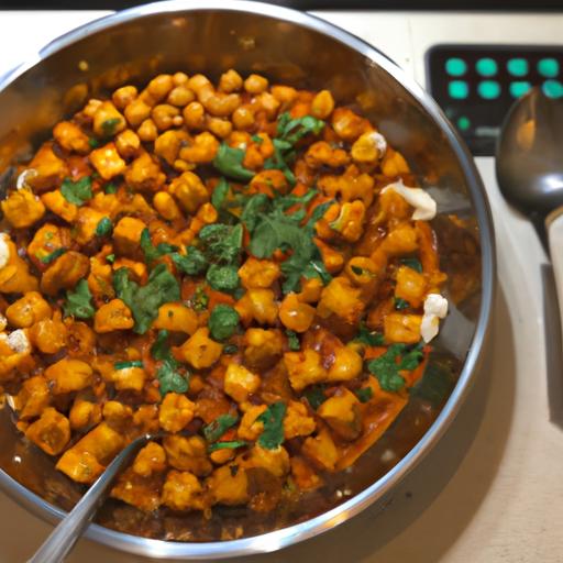 Chickpeas Paneer Curry