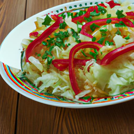 Spicy Cabbage and Potato Rice Bowl