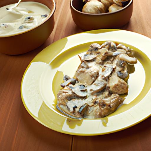 Creamy Mushroom Pork Tenderloin