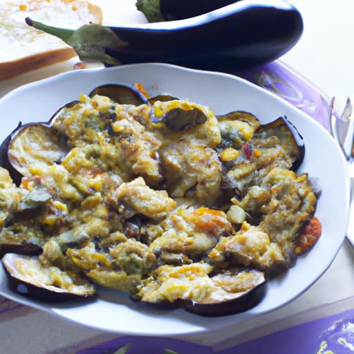 Simple Eggplant Omelette