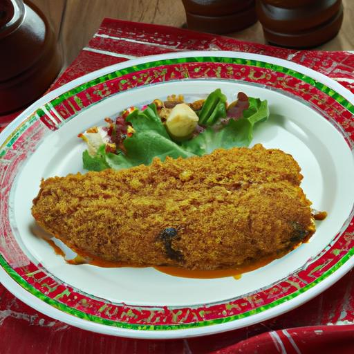 Peanut Crusted Fish with Egg Sauce