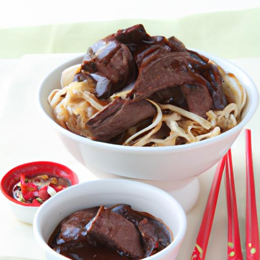 Chocolate Beef Noodle Delight