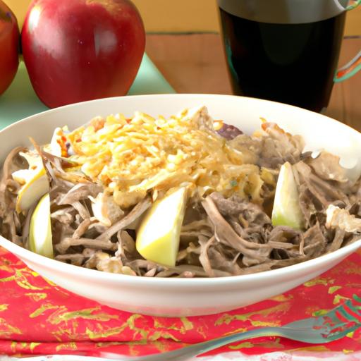 Chocolate Chicken Noodle Salad