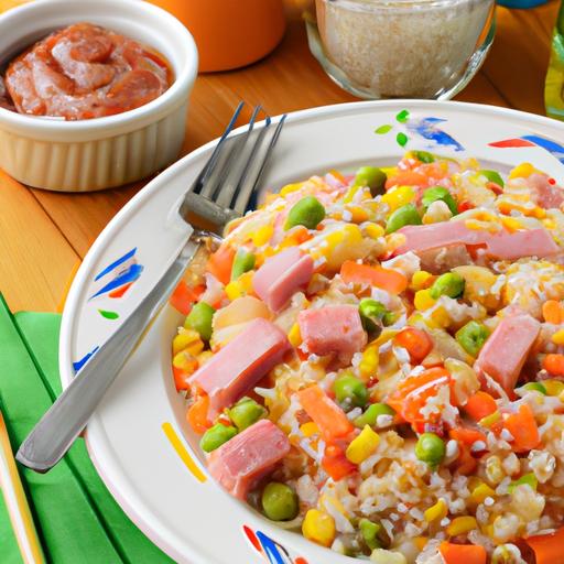 Spicy Ham Fried Rice