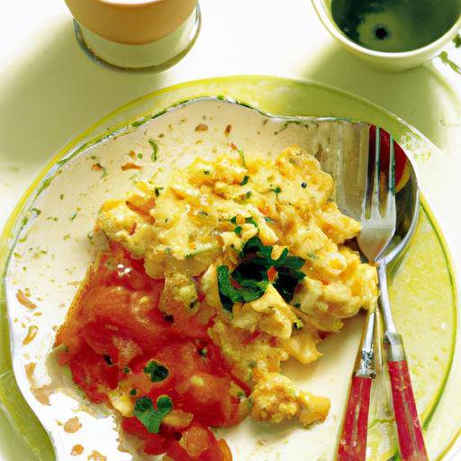 Scrambled Eggs with Tomatoes