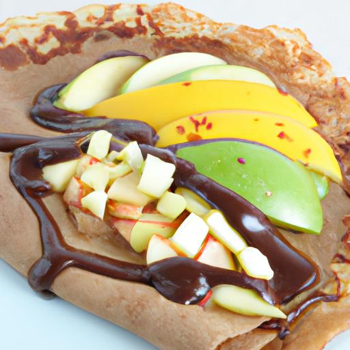 Triple Fruit and Chocolate Crepes