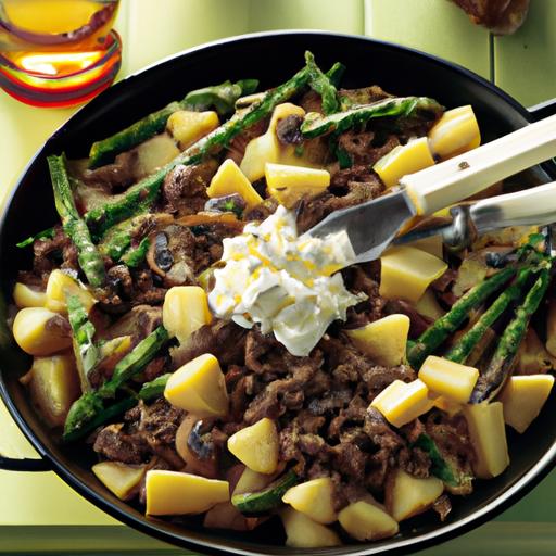 Beef and Asparagus Skillet