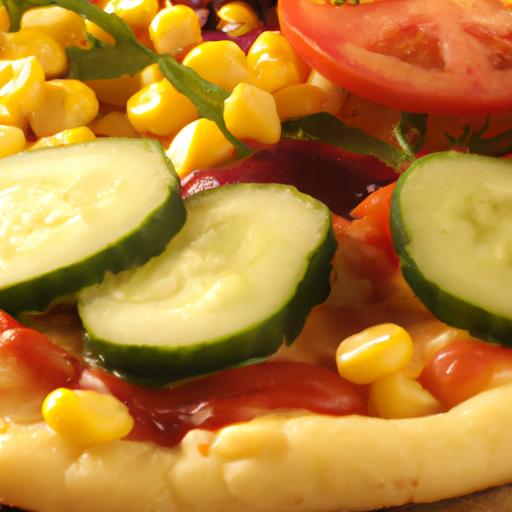 Tomato and Corn Pizza