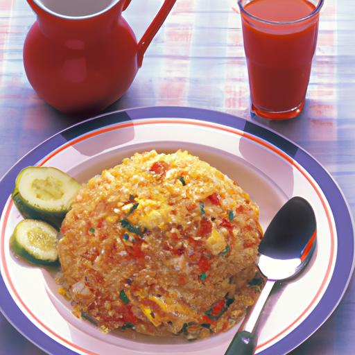 Tomato Fried Rice with Egg