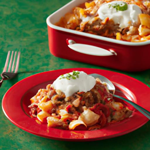 Beefy Enchilada Casserole