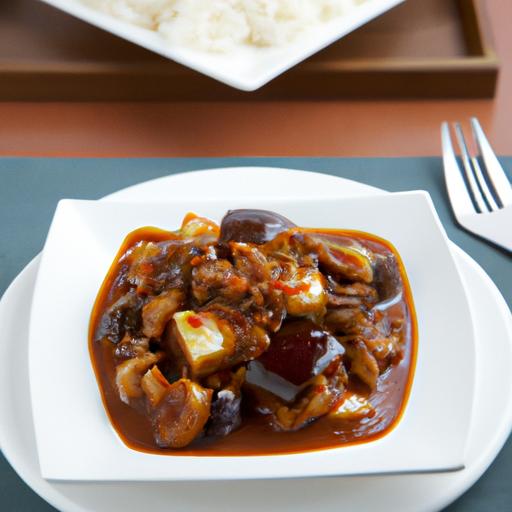 Spicy Shrimp and Eggplant in Red Bean Sauce