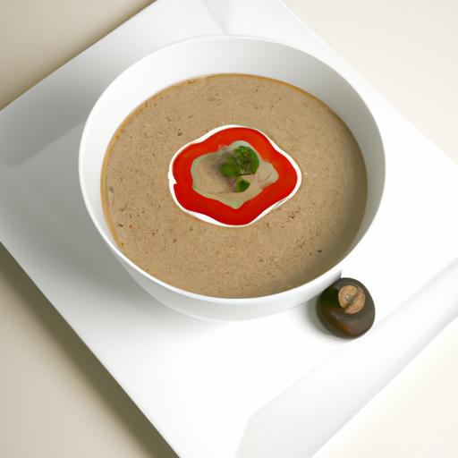 Red Pepper and Cream of Mushroom Soup