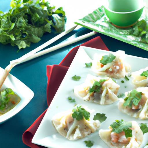 Thai Shrimp Dumplings with Cilantro