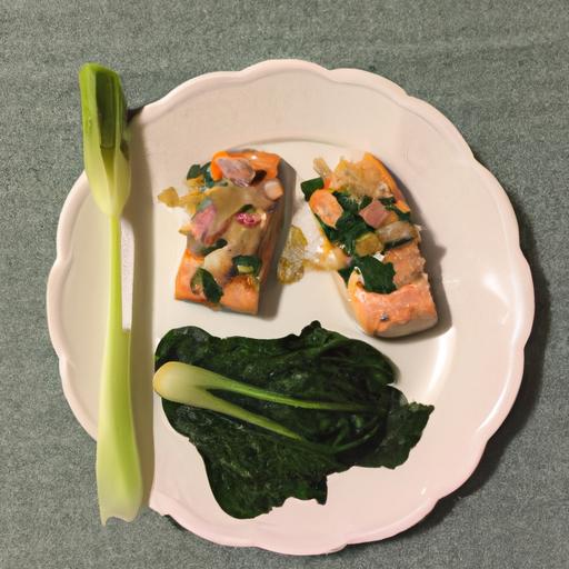 Pan-Seared Salmon with Bok Choy