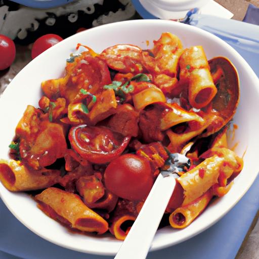 Tomato Tofu Pasta