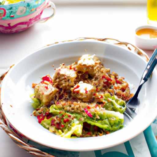 Quinoa Tofu Lettuce Wraps