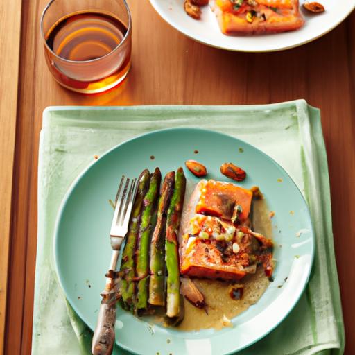 Pan-Seared Salmon with Asparagus and Nutty Brown Butter Sauce