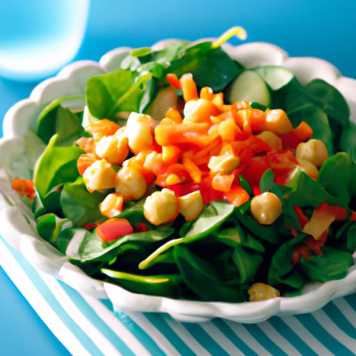 Spinach and Chickpea Salad