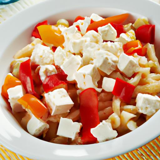 Greek Yogurt Feta Pasta Salad