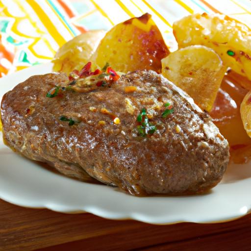 Pan Seared Steak with Crispy Potatoes