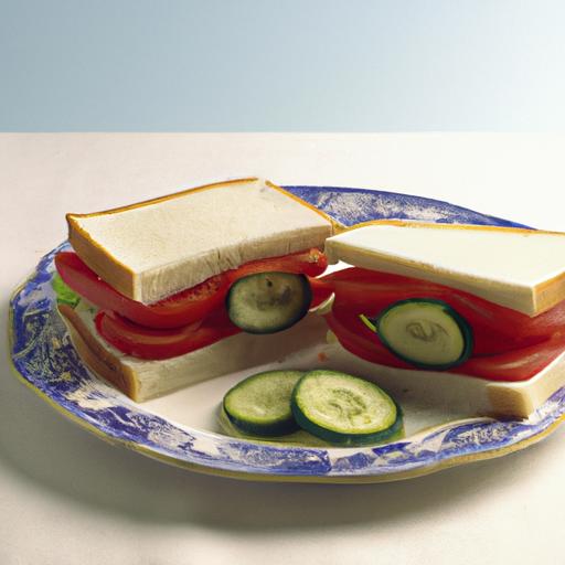 Classic Tomato and Cucumber Sandwich