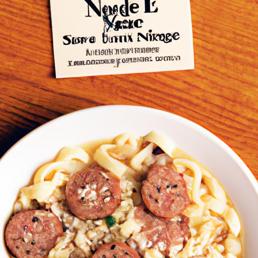 Maple Sausage Noodles