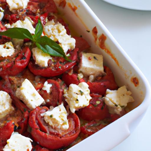 Baked Feta Tomatoes