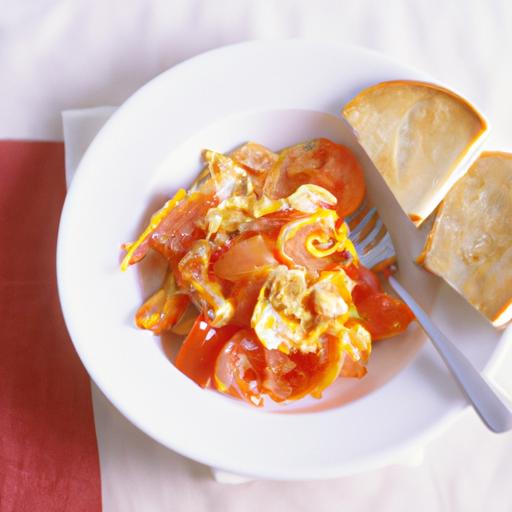 Paprika Butter Tomato Egg Scramble