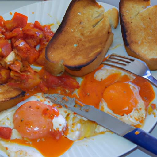 Huevos con Tomate y Pan (Eggs with Tomato and Bread)