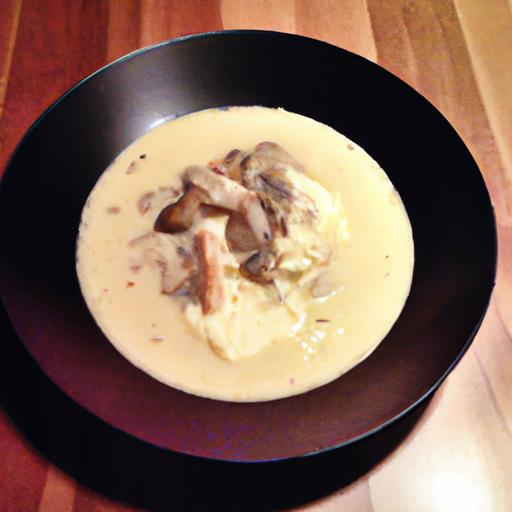 Creamy Chicken and Mushroom Stew with Celeriac Mash