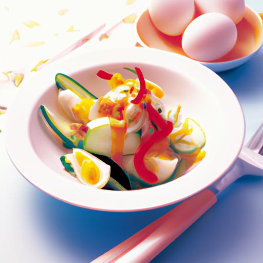 Paprika Egg Salad with Cucumber