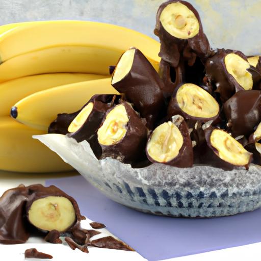 Chocolate Covered Banana Bites