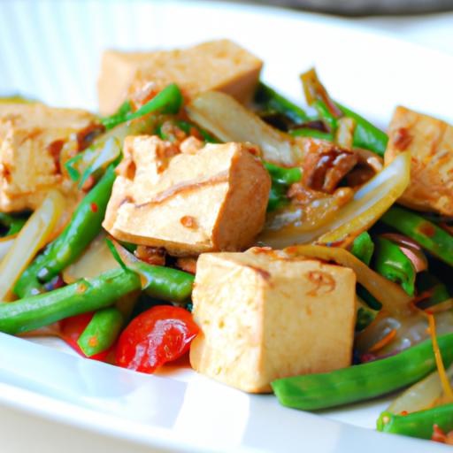 Tofu and Green Beans Stir Fry