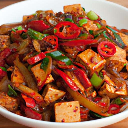 Spicy Tofu Stir Fry